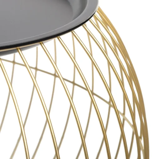 Mesa de apoio ALAYA dourada 49cm