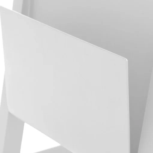 Mesa de apoio ALLURE branco em alumínio