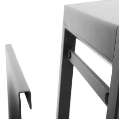 Mesa de apoio ALLURE graphite em alumínio