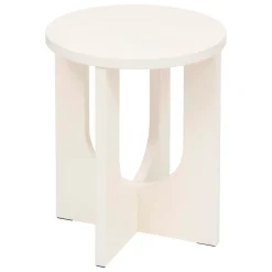 Mesa de apoio BLOOM branca em mdf 40cm