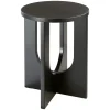 Mesa de apoio BLOOM preta em mdf