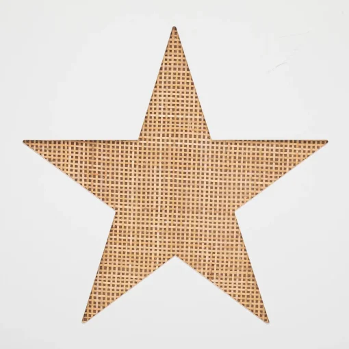 Mesa de apoio branca com estrelas