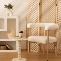 Mesa de apoio CHAMLO cru em mdf