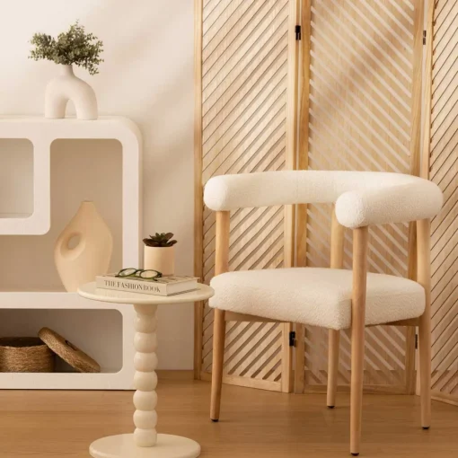 Mesa de apoio CHAMLO cru em mdf