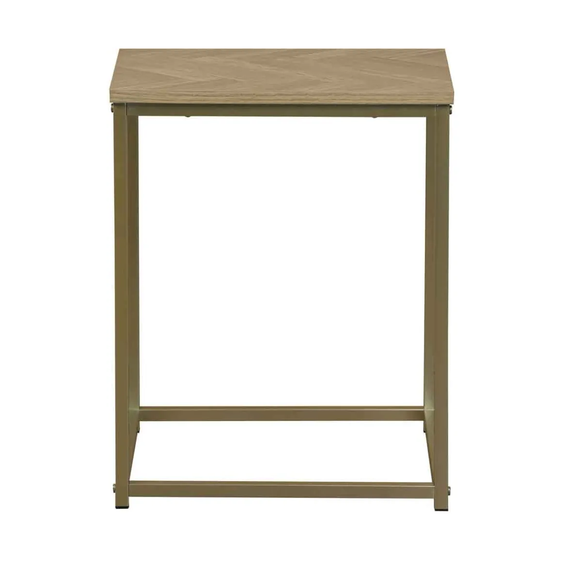 Mesa de apoio CHEVRON bege em mdf