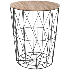 Mesa de apoio com arrumação KUMI bege