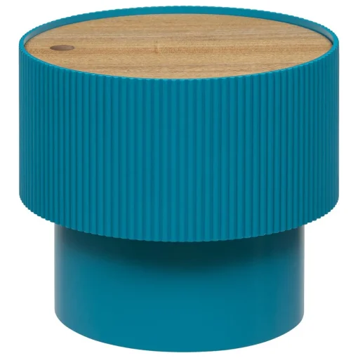 Mesa de apoio com arrumação ENOLA azul