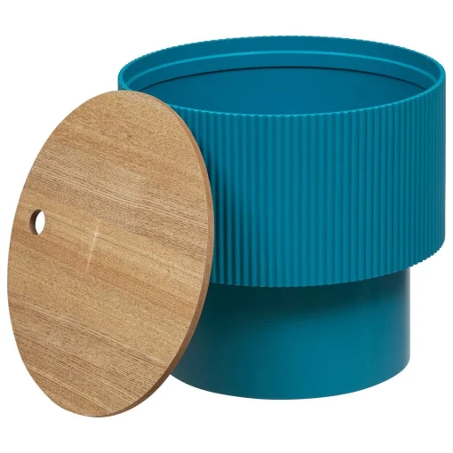 Mesa de apoio com arrumação ENOLA azul