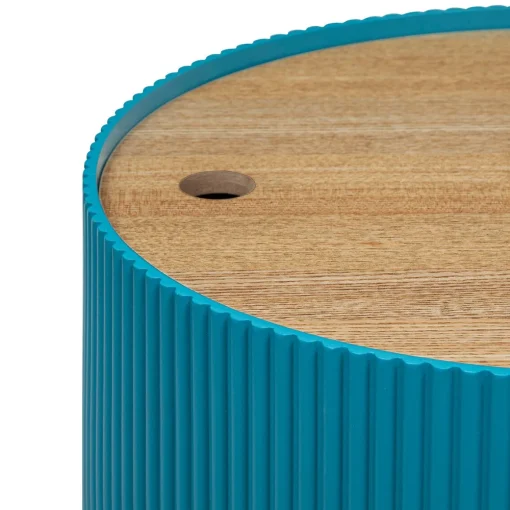 Mesa de apoio com arrumação ENOLA azul