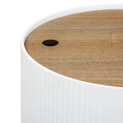 Mesa de apoio ENOLA branco e bege