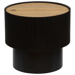 Mesa de apoio ENOLA preta e bege