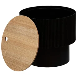 Mesa de apoio ENOLA preta e bege