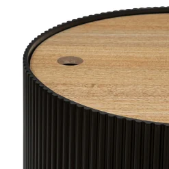 Mesa de apoio ENOLA preta e bege