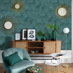 Mesa de apoio GARANCE branca em mármore 55x60cm