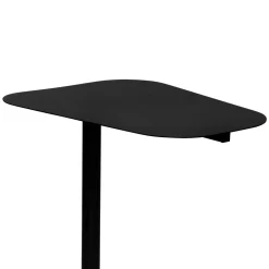 Mesa de apoio HAJA preta em metal 65cm