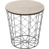 Mesa de apoio JUNGLE POP preta 38cm