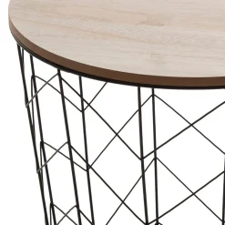Mesa de apoio JUNGLE POP preta 38cm