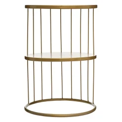Mesa de apoio KOBU dourada