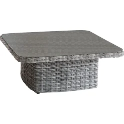 Mesa de apoio MOORÉA terre d'ombre com elevação