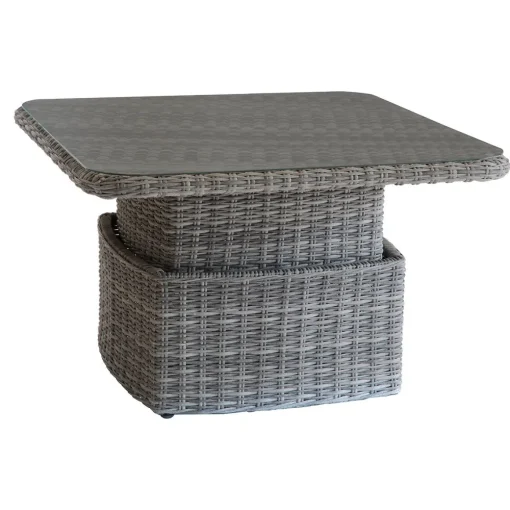 Mesa de apoio MOORÉA terre d'ombre com elevação