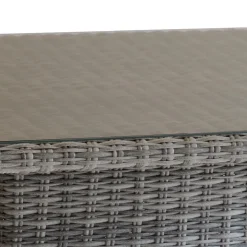 Mesa de apoio MOORÉA terre d'ombre com elevação