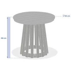 Mesa de apoio OSUNA 50cm