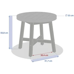 Mesa de apoio PAPOUASIE 55cm
