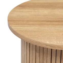 Mesa de apoio redonda COLVA bege 50cm