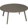 Mesa de apoio SAONA castanho 90cm