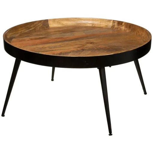 Mesa de apoio SIWAN castanha 70cm