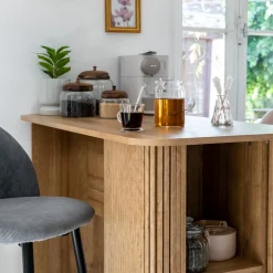 Mesa de bar COLVA bege em mdf