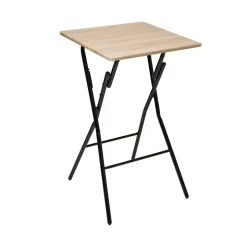 Mesa de bar dobrável madeira 60x60x103cm