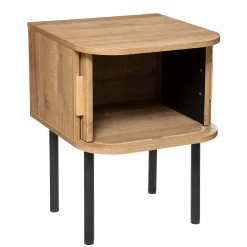 Mesa de cabeceira bege COLVA