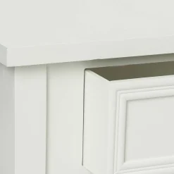 Mesa de cabeceira CHARME branca com 1 gaveta