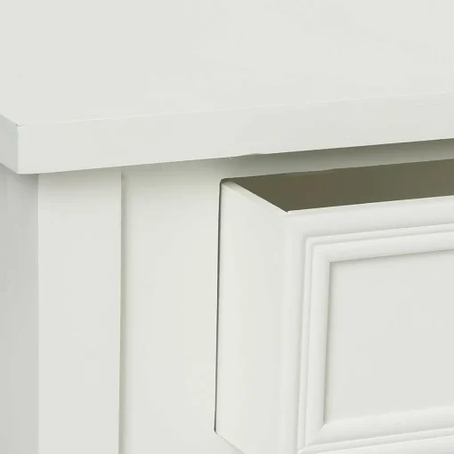 Mesa de cabeceira CHARME branca com 1 gaveta