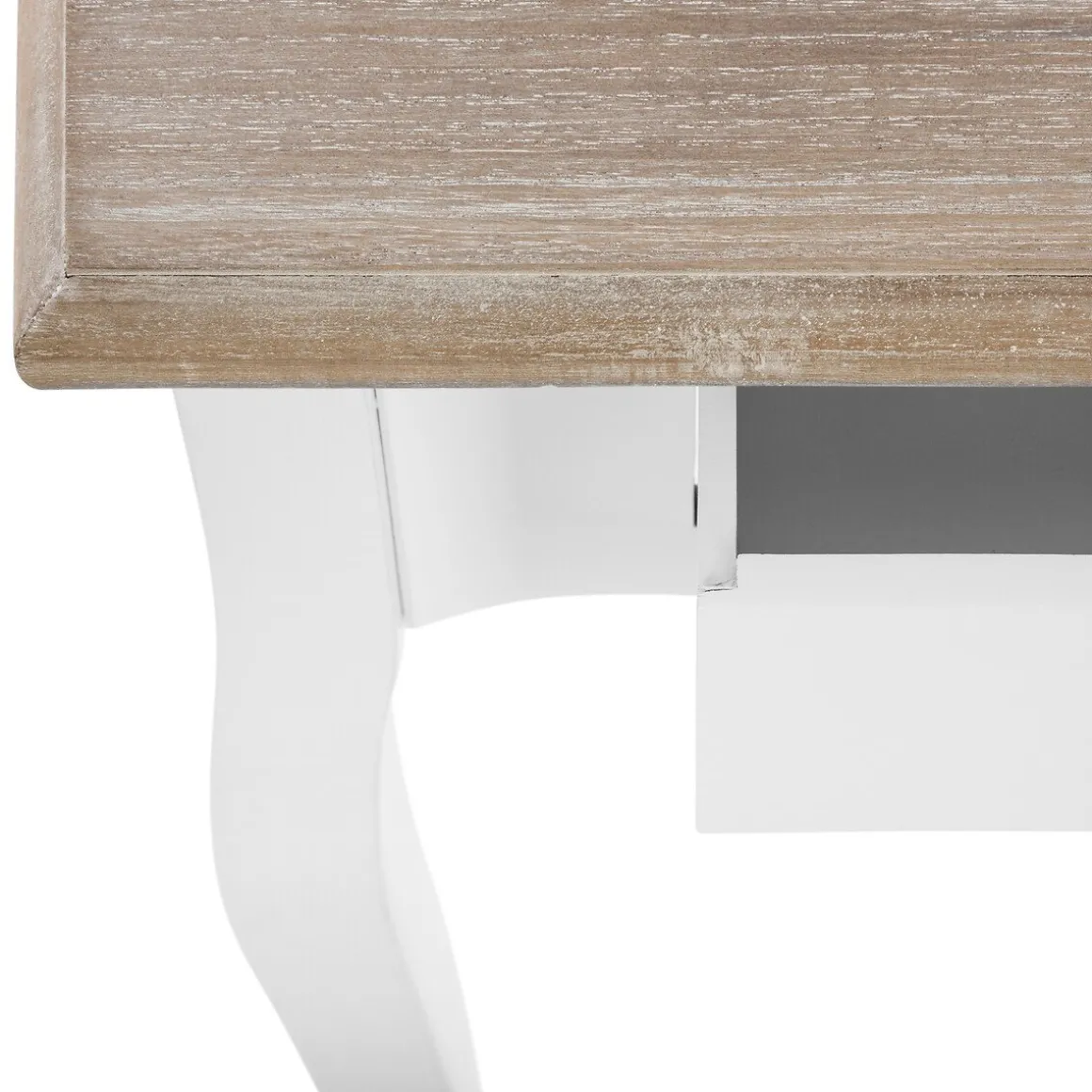 Mesa de cabeceira com 1 gaveta CHRYSA branca