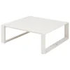 Mesa de centro ALLURE cru em alumínio