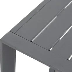 Mesa de centro ALLURE em alumínio 79x79cm