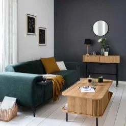 Mesa de centro COLVA bege em mdf