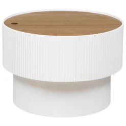 Mesa de centro ENOLA branca 38x55cm
