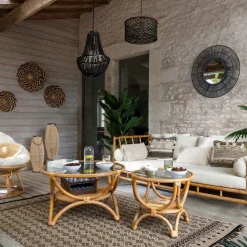 Mesa de centro FARAH castanha