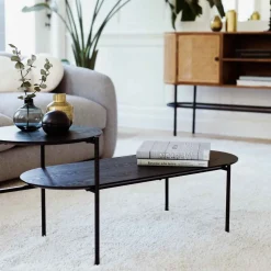 Mesa de centro KEMI preta