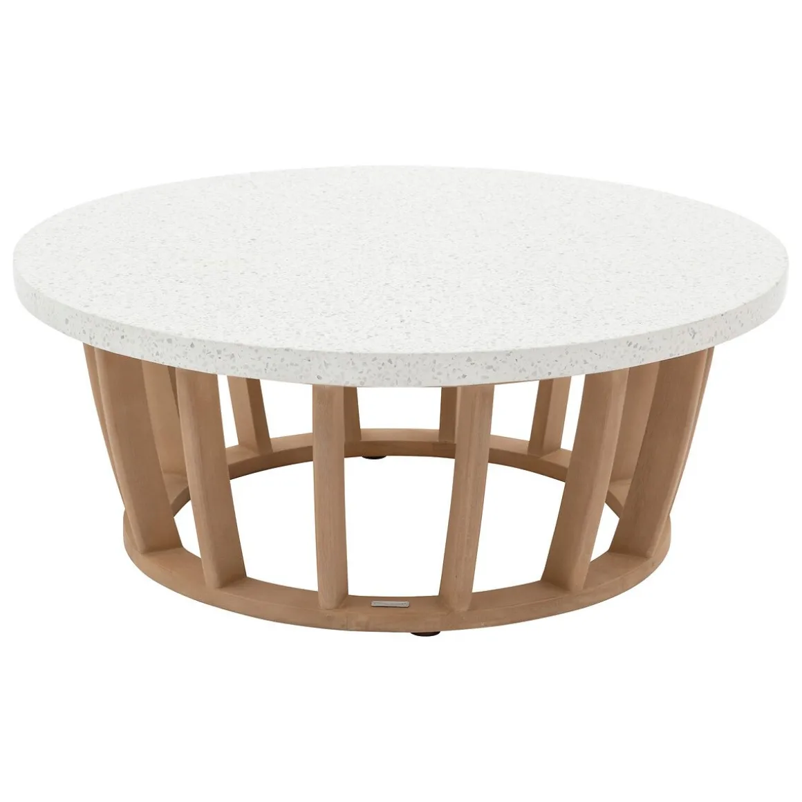 Mesa de centro LEMINDO em madeira eucalipto 100cm