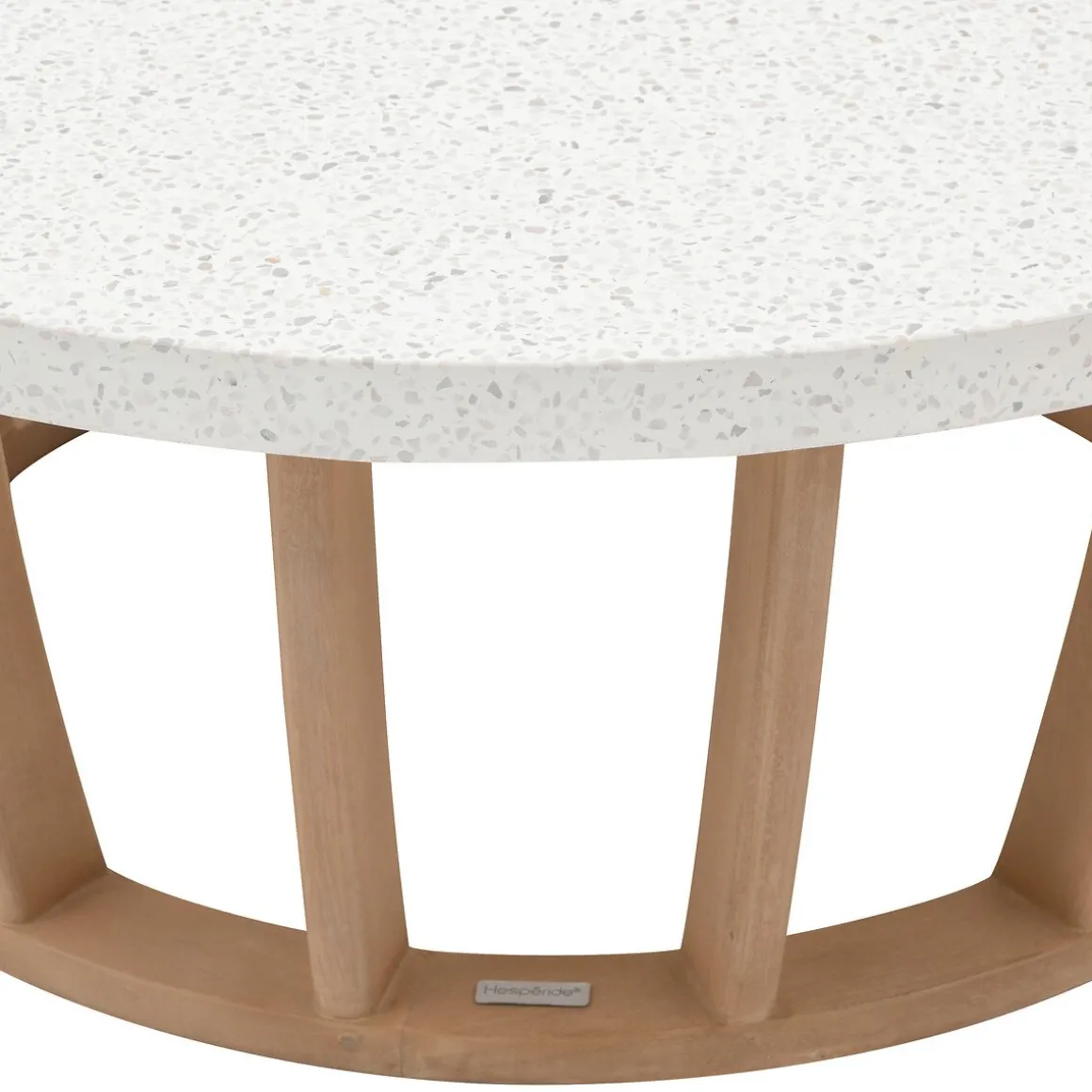 Mesa de centro LEMINDO em madeira eucalipto 100cm