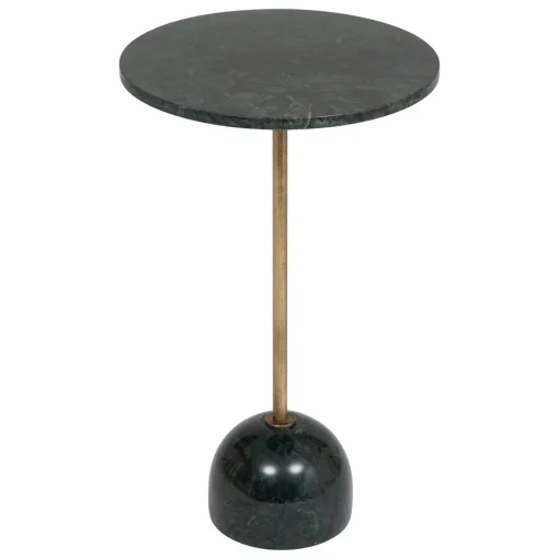 Mesa de centro NEMA verde escura em mármore 58cm