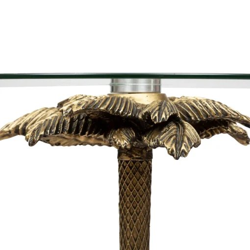 Mesa de centro PALM dourado