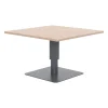 Mesa de centro SALIMIA elevável cinza