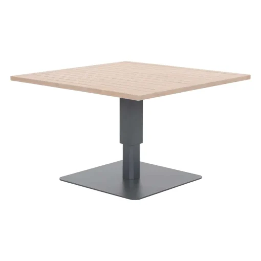 Mesa de centro SALIMIA elevável cinza
