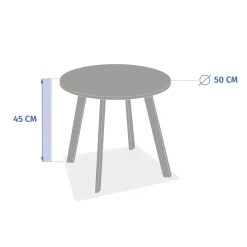 Mesa de centro SAONA verde 50cm