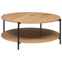 Mesa de centro SLANO castanho claro